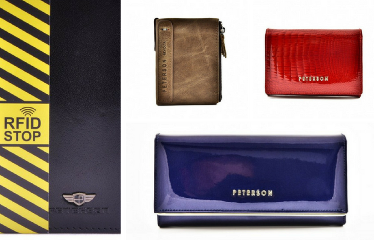 Damskie i męskie portfele Peterson — ponadczasowy design