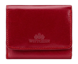 Portfel damski WITTCHEN 14-1-078-L91 czerwony skórzany