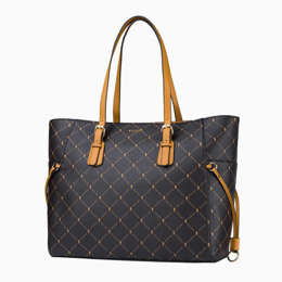 Torebka damska shopperka Puccini BLXP0002 brązowa