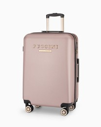 Średnia walizka PUCCINI ABS017B 3C Los Angeles różowa