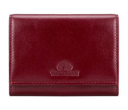 Portfel damski WITTCHEN 21-1-071-L30 czerwony skórzany