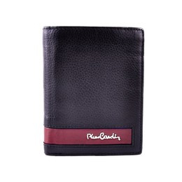 Portfel męski Pierrte Cardin CB TILAK26 326 RFID czarny z czerwonym taniej o 35% OUTLET 565