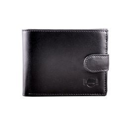 Zapinany portfel męski LOL czarny