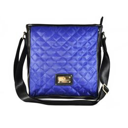 Torebka damska/listonoszka PETERSON 8 niebiesko-czarna