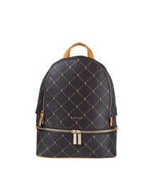 Plecak / Torebka damska Puccini Monogram BLXP0010-2 brązowy