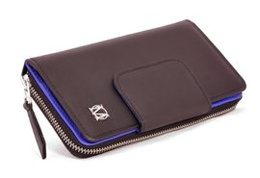 Portfel damski  MARCO PD-244 czarno-chabrowy