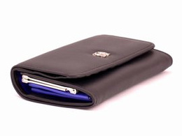 Portfel damski  MARCO PD-09 czarno-chabrowy