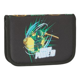 Piórnik szkolny LEGO Ninjago 20085-2404 czarno-zielony