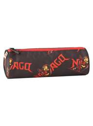 Piórnik LEGO Round Pencil Roll 10050-2302 czarno czerwony