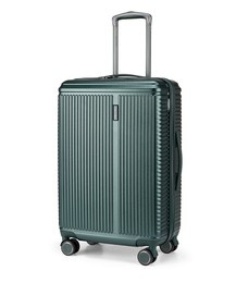 Średnia walizka PUCCINI PC033B-5D Geneva Collection ciemnozielona