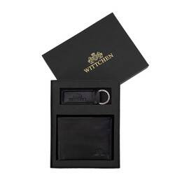 Zestaw męski WITTCHEN portfel + brelok 26-2S-003-1D czarny