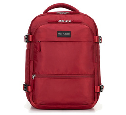 Poszerzany plecak wielofunkcyjny do samolotu  WITTCHEN 56-3S-018-35 czerwony poszerzany