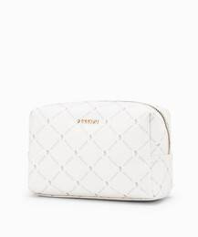 Kosmetyczka pudełkowa Puccini Monogram QLXP0045-0 biała