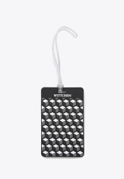 Identyfikator do bagażu geometryczny WITTCHEN 56-30-008 CZARNO-BIAŁY