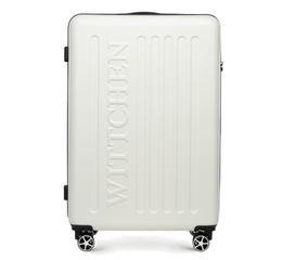 Duża walizka WITTCHEN 56-3A-503-89 biała, tłoczone logo