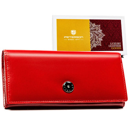 Portfel damski PETERSON PTN 1680133-NGV-5809 czerwony
