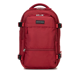 Poszerzany plecak wielofunkcyjny do samolotu  WITTCHEN 56-3S-017-35 czerwony poszerzany