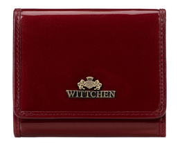 Portfel damski WITTCHEN 14-1L-066-3A czerwony skórzany z ochroną RFID