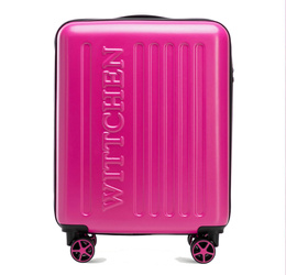 Mała walizka WITTCHEN 56-3A-501-34 różowa, tłoczone logo