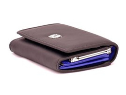 Portfel damski  MARCO PD-13  czarno-chabrowy