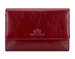 Portfel damski WITTCHEN 21-1-036-L30 czerwony skórzany