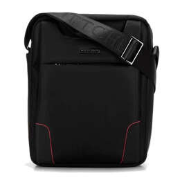 Torba listonoszka męska WITTCHEN 98-4P-200-1 czarno-czerwona