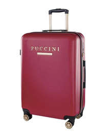 Średnia walizka PUCCINI ABS017B 3B Los Angeles bordowa