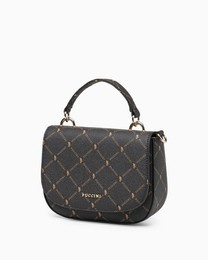 Torebka listonoszka damska Puccini Monogram BLXP0052M-2 brązowa