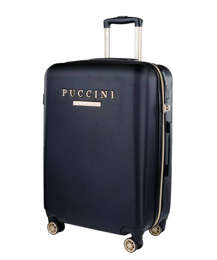 Średnia walizka PUCCINI ABS017B 1 Los Angeles czarna