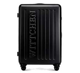 Duża walizka WITTCHEN 56-3A-503-10 czarna, tłoczone logo -35% outlet NR 22