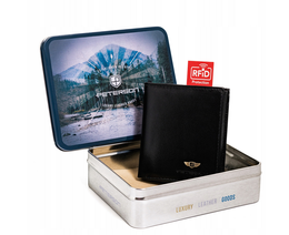Portfel męski PETERSON 365-RFID-2-1-1 czarny