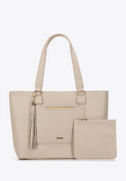 Torebka damska shopperka  WITTCHEN z wyjmowanym etui 97-4Y-231-9  beżowa -45% outlet  nr 41