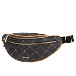 Saszetka / Nerka Puccini MONOGRAM BLXP0030-2 brązowa