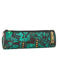 Piórnik LEGO Round Pencil Roll 10050-2301 zielono czarny