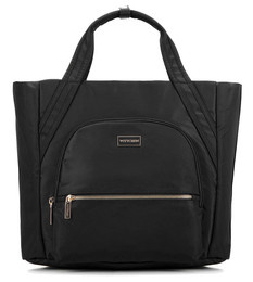 Wielofunkcyjna torba podróżna do samolotu Wittchen 29-4P-202-10 z nylonu czarna