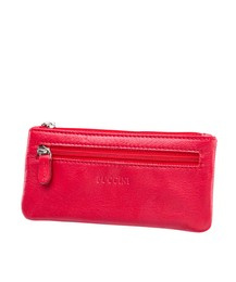 Etui na klucze  PUCCINI G012 3 czerwone, skórzane
