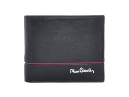 Portfel męski SAHARA TILAK 8824 czarny z czerwonym paskiem 35% outlet nr 267