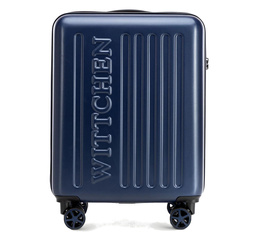 Mała walizka WITTCHEN 56-3A-501-90 granatowa, tłoczone logo