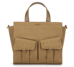 Torebka damska kuferek WITTCHEN 100-4Y-440-Z khaki