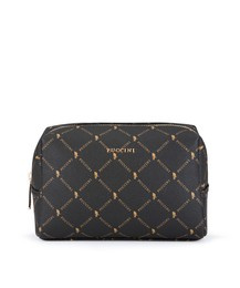 Kosmetyczka pudełkowa Puccini Monogram QLXP0045-2 brązowa