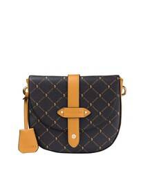 Torebka listonoszka Saddle Bag damska Puccini Monogram BTXP0014 brązowa