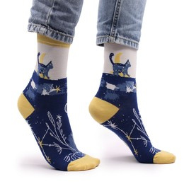 Skarpety Bambusowe Hop Hare - Nocny Kot (S/M)