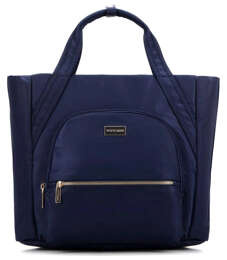 Wielofunkcyjna torba podróżna do samolotu Wittchen 29-4P-202-90 z nylonu granatowa