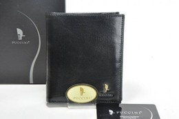 Portfel męski PUCCINI P-1698 czarny z grawerem - 40% outlet nr 283