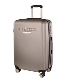 Średnia walizka PUCCINI ABS017B 6B Los Angeles szampańska
