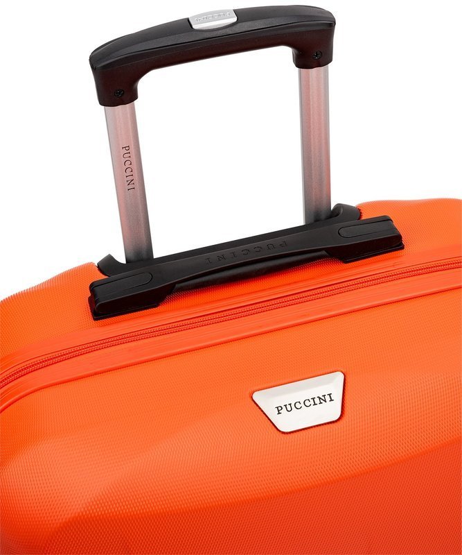 Mała walizka PUCCINI ABS03 Paris pomarańczowa
