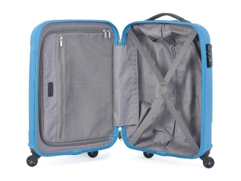 Mała walizka PUCCINI Boston PC015 C błękitna