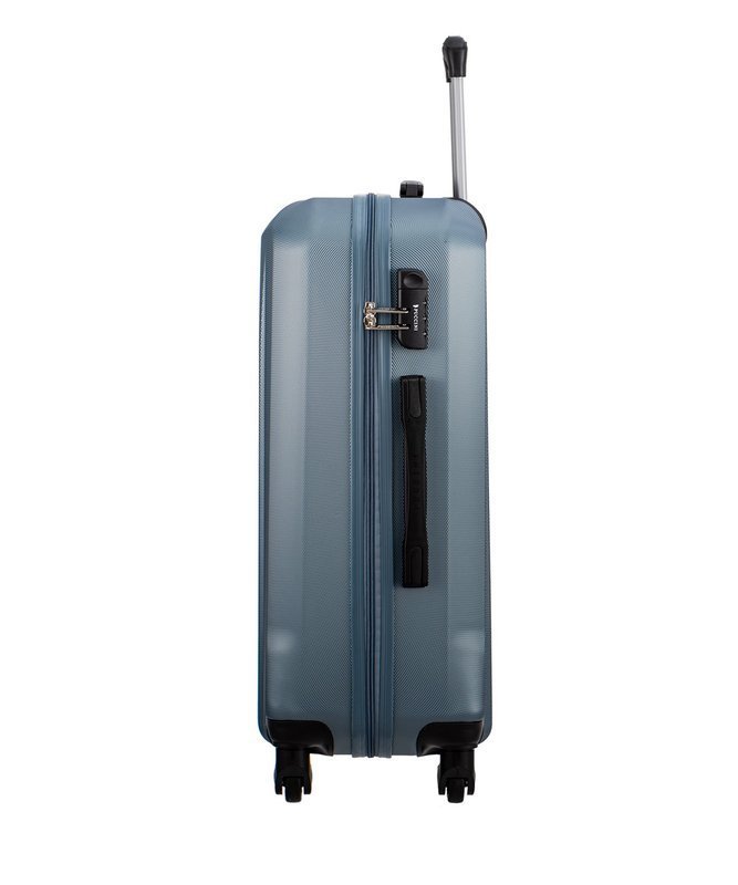 Średnia walizka PUCCINI ABS03 Paris niebieska