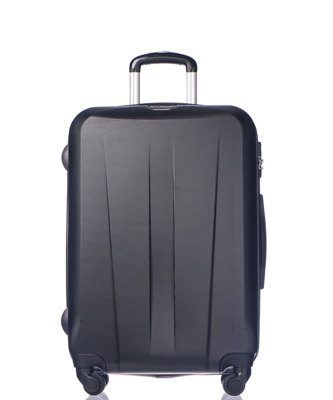 Średnia walizka PUCCINI ABS03B 1 Paris czarna
