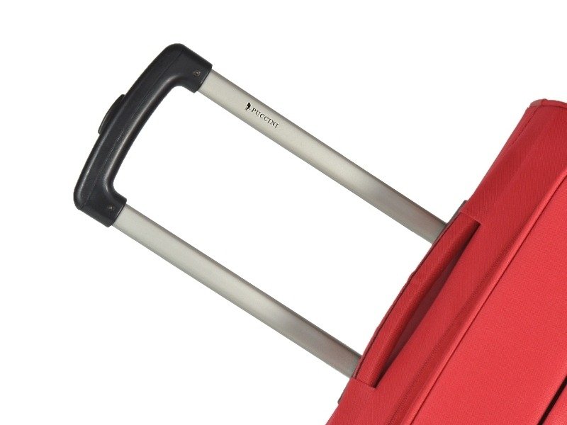 Średnia walizka PUCCINI EM-50307 Camerino czerwona